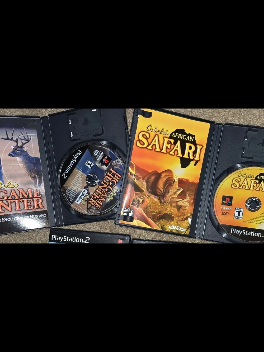 Cabela's ps2 Lot, complete and tested.